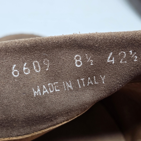 Brooks Brothers Mens Made In Italy Brown Tassel Loafers Size 8.5 Pre-owned - Picture 4 of 12